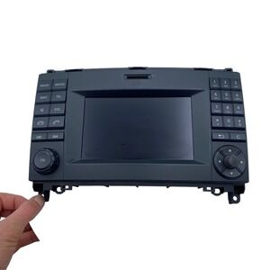 Mercedes Alpine Head OEM A4479009005 RY2540 Black Navigation Bluetooth‎ Untested